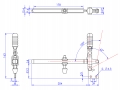 Vertical Toggle Clamp Straight Base All Arm Types