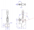 Vertical Toggle Clamp Side Mounting Type