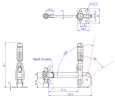 Vertical Toggle Clamp Flat Base Fixed & Solid Arm