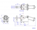 Pneumatic Vertical Toggle Clamps