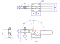 The Structure of GH-201-C Horizontal Toggle Clamps