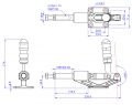 Push Pull Toggle Clamp Flat Base