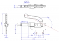 Push Pull Toggle Clamp Straight Base