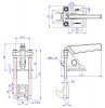 GH-40870-SS Model of Pull Action Latch Clamps