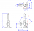 GH-101-A Model of Vertical Hold Down Clamps