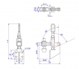 Vertical Toggle Clamp Side Mounting Type