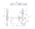 Vertical Toggle Clamp Straight Base All Arm Types