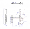 Vertical Toggle Clamp Straight Base All Arm Types