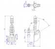 Vertical Toggle Clamp Side Mounting Type