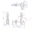 Good Hand GH-12050-HB Vertical Handle High Base Toggle Clamp