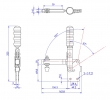 Vertical Toggle Clamp Straight Base All Arm Types