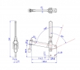 Vertical Toggle Clamp Straight Base All Arm Types