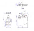 Vertical Toggle Clamp Side Mounting Type