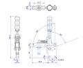 Vertical Toggle Clamp Straight Base All Arm Types