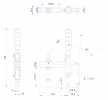 Vertical Toggle Clamp Straight Base All Arm Types