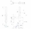 Vertical Toggle Clamp Straight Base All Arm Types