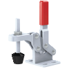 Vertical Toggle Clamp Flat Base Slotted Arm