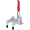 Vertical Toggle Clamp Flat Base Slotted Arm