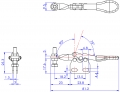 Horizontal Toggle Clamp Straight Base All Arm Types