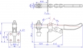 Horizontal Toggle Clamp Side Mounting Type