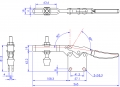 Horizontal Toggle Clamp Straight Base All Arm Types