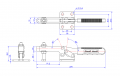 Horizontal Toggle Clamp Flat Base All Arm Types