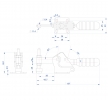 Horizontal Toggle Clamp Flat Base All Arm Types