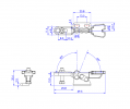 GH-22015 Model of Horizontal Hold Down Clamps