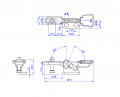 GH-22020 Model of Horizontal Hold Down Clamps