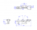 GH-22035 Model of Horizontal Hold Down Clamps