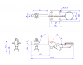 Horizontal Toggle Clamp Flat Base All Arm Types