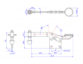 Horizontal Toggle Clamp Straight Base All Arm Types