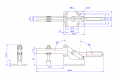 Horizontal Toggle Clamp Flat Base All Arm Types