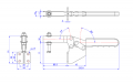 Horizontal Toggle Clamp Side Mounting Type