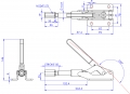 Push Pull Toggle Clamp Flat Base