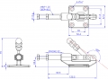 Push Pull Toggle Clamp Flat Base