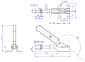 Push Pull Toggle Clamp Flat Base