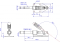 Push Pull Toggle Clamp Flat Base