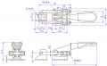 GH-40323 Model of Pull Action Latch Clamps