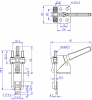 GH-40324-SS Model of Pull Action Latch Clamps