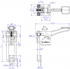 GH-40334-R Model of Pull Action Latch Clamps