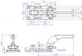 GH-40370 Model of Pull Action Latch Clamps