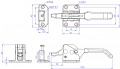 GH-40550 Model of Pull Action Latch Clamps