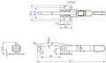 GH-451 Model of Hook Toggle Clamps