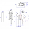 GH-701-K Model of Heavy Duty Toggle Clamps