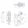 GH-702-K Model of Heavy Duty  Toggle Clamps