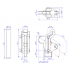 GH-70203 Model of Heavy Duty Toggle Clamps