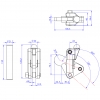 GH-70505 Model of Heavy Duty Toggle Clamps