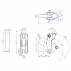 Heavy Duty  Toggle Clamps  Flat Base All Arm Types