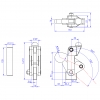 Heavy Duty  Toggle Clamps  Flat Base All Arm Types